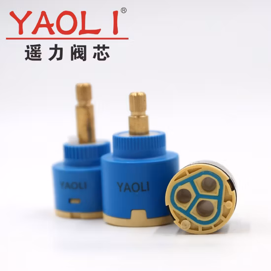 35mm Flat-Open Ceramic Faucet Cartridge Without Distributor